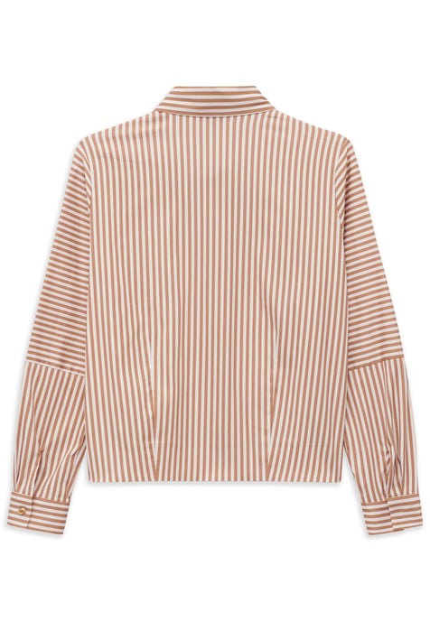 Bugatti Damen Gestreepte blouse van katoenmix - Image 5