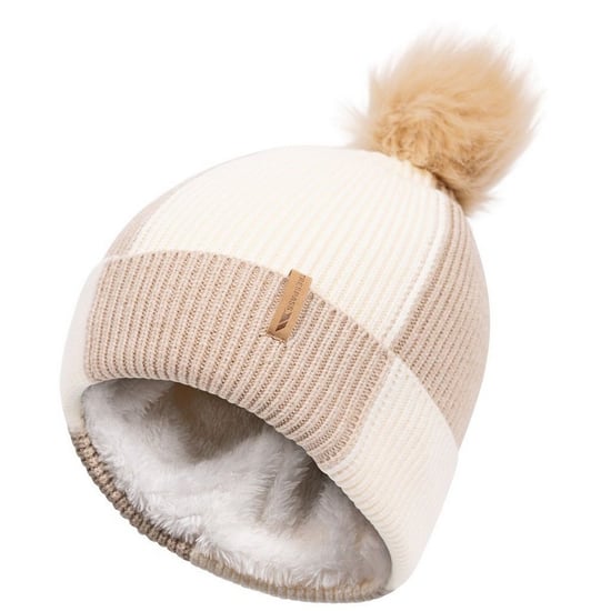Trespass Womens/Ladies Zariel Beanie (Soft Stone) - Image 3