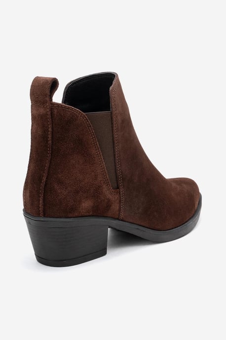 Dovena Leather Block Heel Ankle Boot (Women) - Image 5