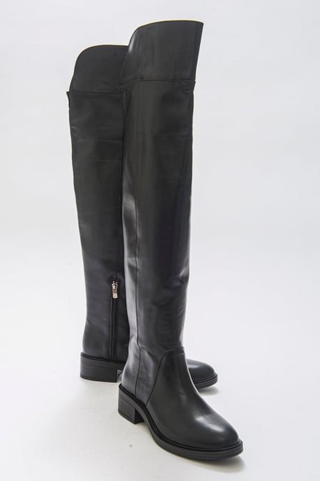 Petya Leren Overknee Laars - Image 1