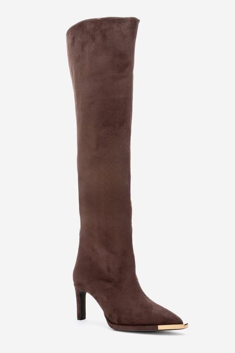 Vody Over The Knee Zip Stiletto Boot (Women) - Image 1