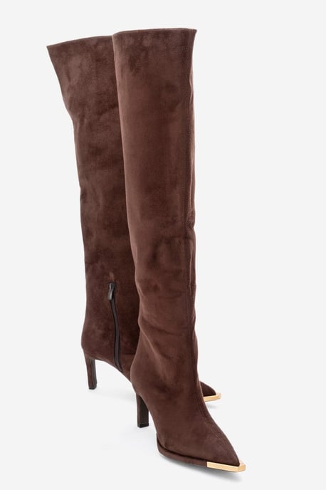 Vody Over The Knee Zip Stiletto Boot (Women) - Image 2