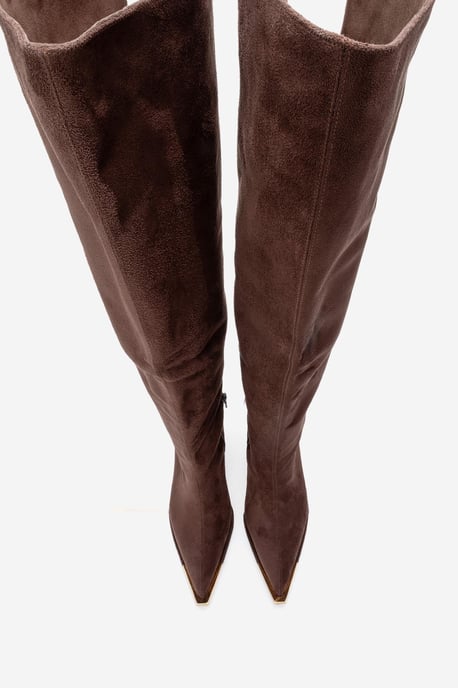 Vody Over The Knee Zip Stiletto Boot (Women) - Image 3