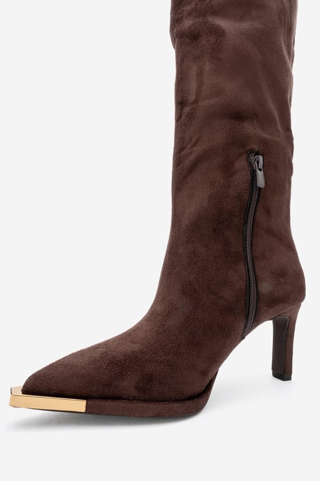 Vody Over The Knee Zip Stiletto Boot (Women) - Image 4