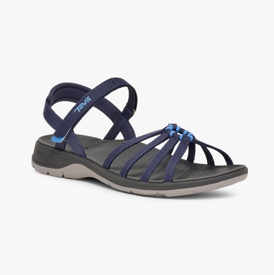 Teva Tirratraveler Womens Cross Strap Sandals Crown Blue - Image 5