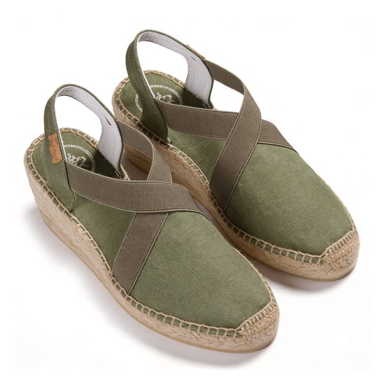Toni Pons Ter Womens Wedge Sandals Forest - Image 2