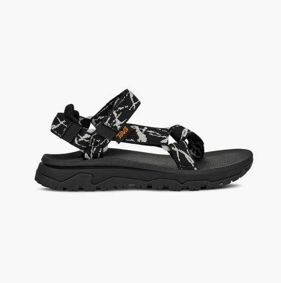 Teva Hurricane Xlt Jr Boys Cross Strap Sandals Marble Black/ Grey - Image 1