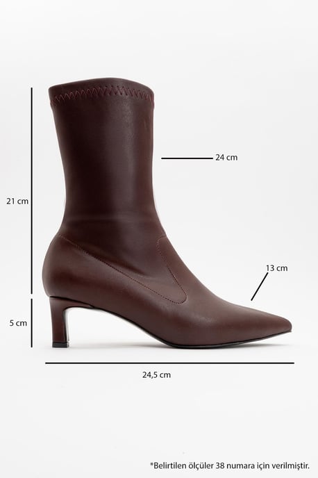 Lewin Spetsig Tå Stiletto Stövel - Image 4