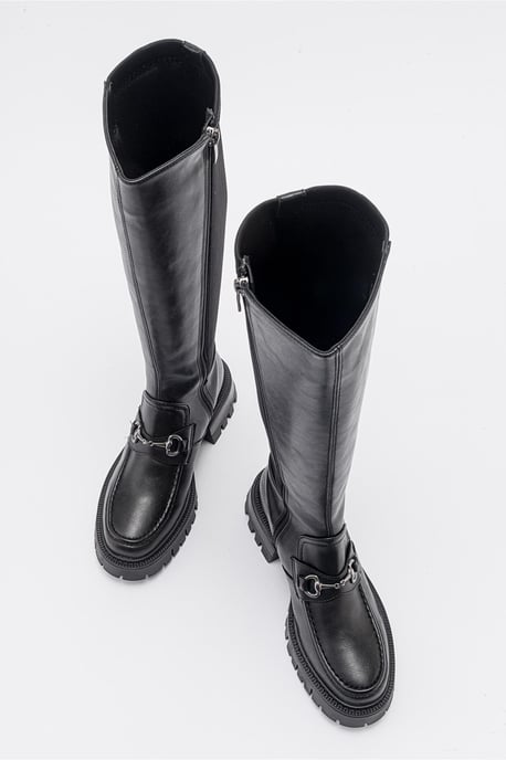 Chapel Buckle Stretch Boot (Women) - Image 5