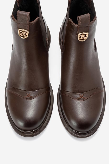 Sidney Leren Chelsea Boot met Gesp - Image 3
