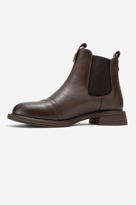 Sidney Leren Chelsea Boot met Gesp - Image 4
