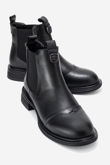 Sidney Leren Chelsea Boot met Gesp - Image 2