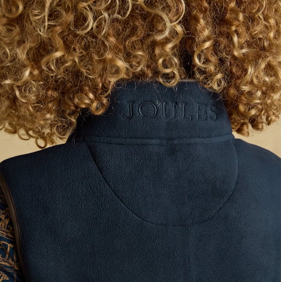 Joules Heritage Longline Womens Gilets Navy - Image 4