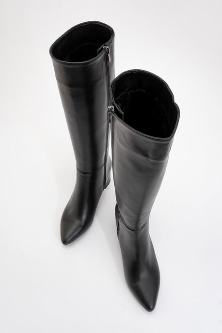 Sejas Leren Blokhak Kniehoge Laars (Dames) - Image 6