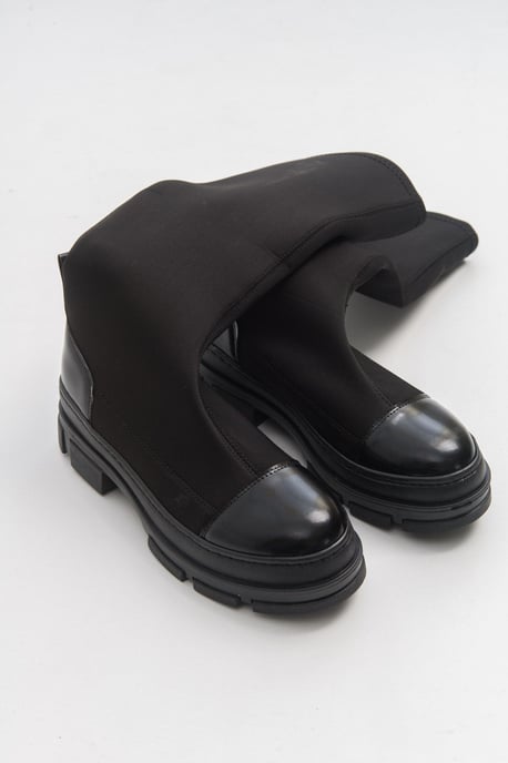 Bella Stretch Scuba Knee High Boot - Image 3