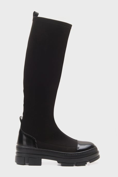 Bella Stretch Scuba Knee High Boot - Image 4
