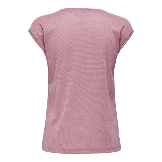 Only Onlsilvery s/s v neck lurex top jrs - Image 2