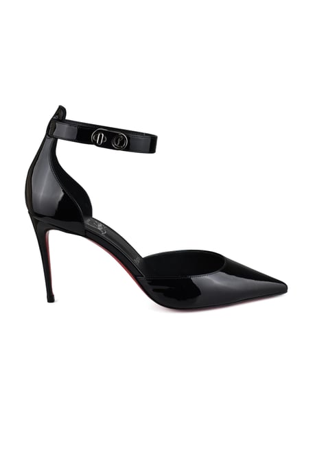Christian Louboutin Lock ballerina's Zwart - Image 1