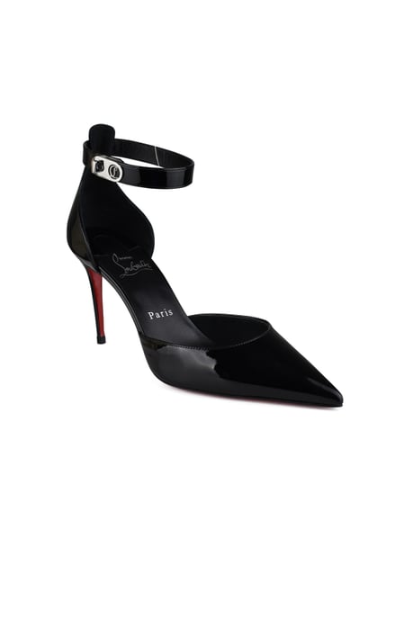 Christian Louboutin Lock ballerina's Zwart - Image 2
