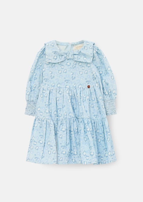 Ava Bow Collar Cord Dress - Image 1