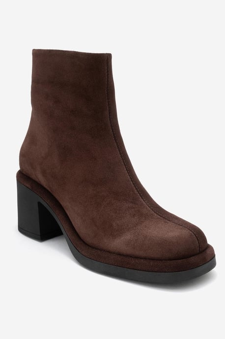 Junae Leather Block Heel Boot (Women) - Image 1