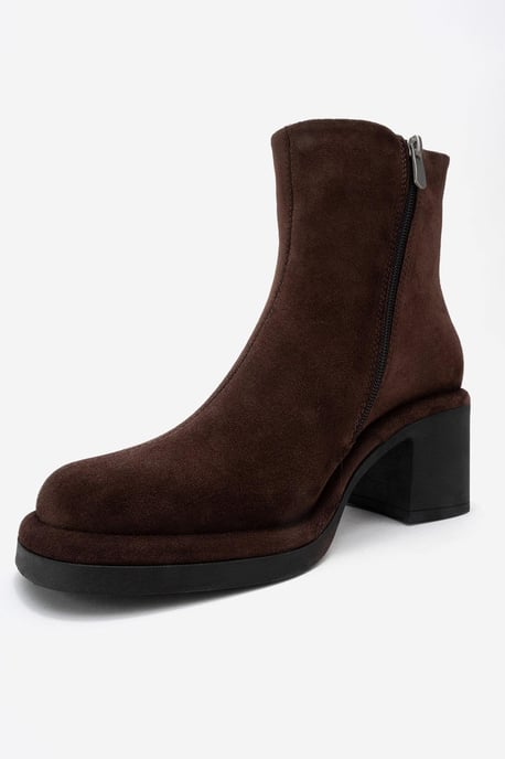 Junae Leather Block Heel Boot (Women) - Image 4