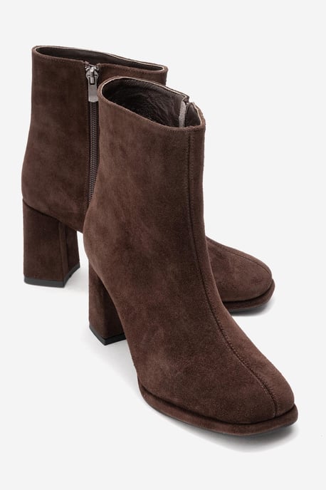 Napoli Leather Block Heel Boot (Women) - Image 2