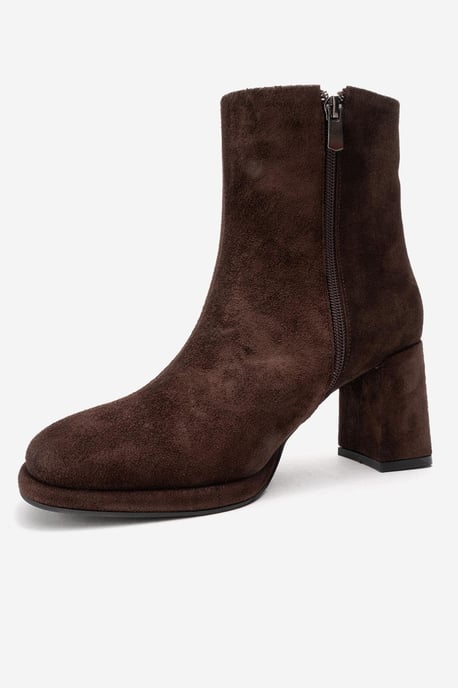 Napoli Leather Block Heel Boot (Women) - Image 4