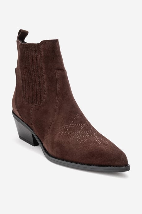 Julieta Leren Blokhak Western Boot (Dames) - Image 2