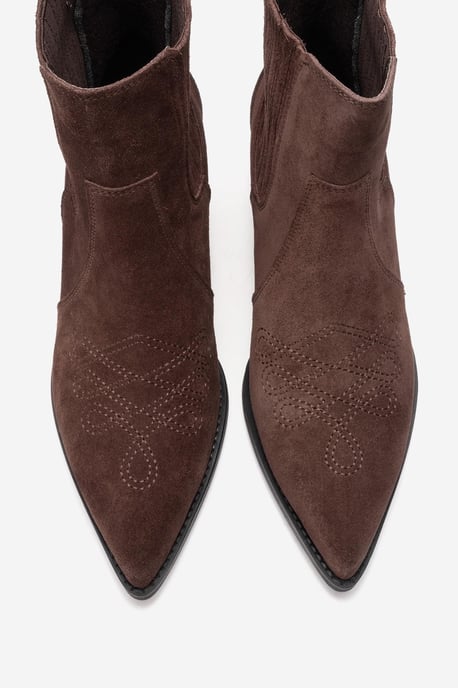 Julieta Leren Blokhak Western Boot (Dames) - Image 3