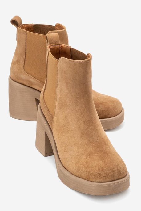 Lysa Leren Platform Laars - Image 2