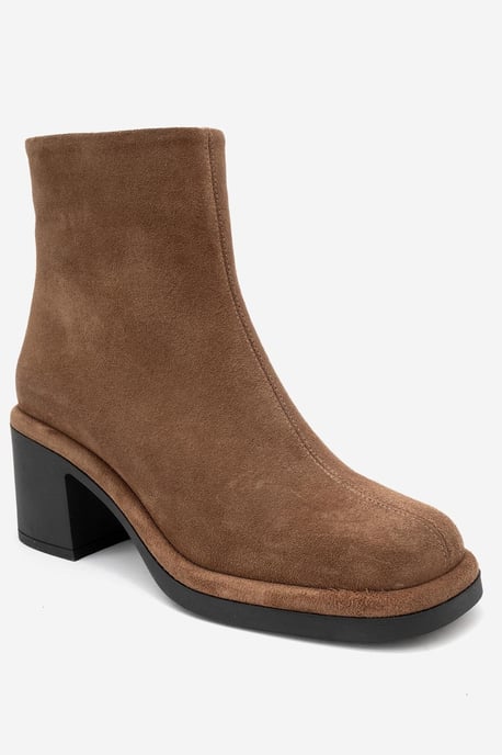 Junae Leather Block Heel Boot (Women) - Image 1