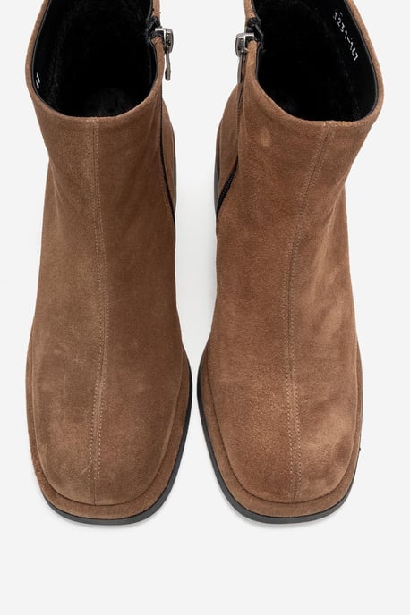 Junae Leather Block Heel Boot (Women) - Image 3