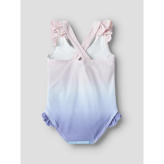Name It Meisjes disney frozen badpak nmfmosa elsa paars/roze kleurverloop - Image 4