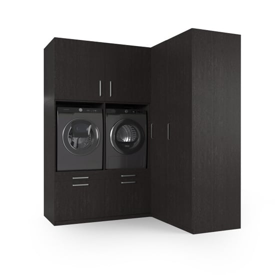 Wasophoogte Wasmachine kast milan Ébène - Image 1