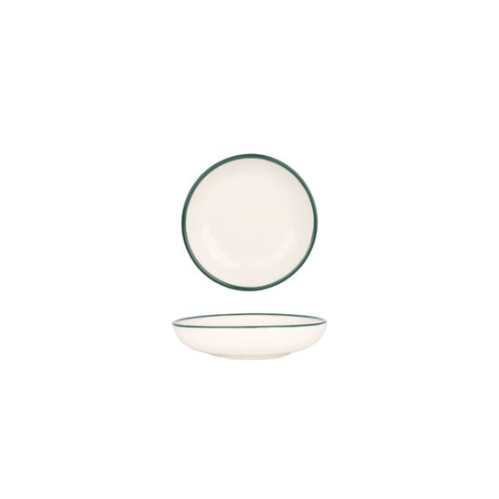 Rinart Kommetje green edge porselein 13 cm set van 6 - Image 1