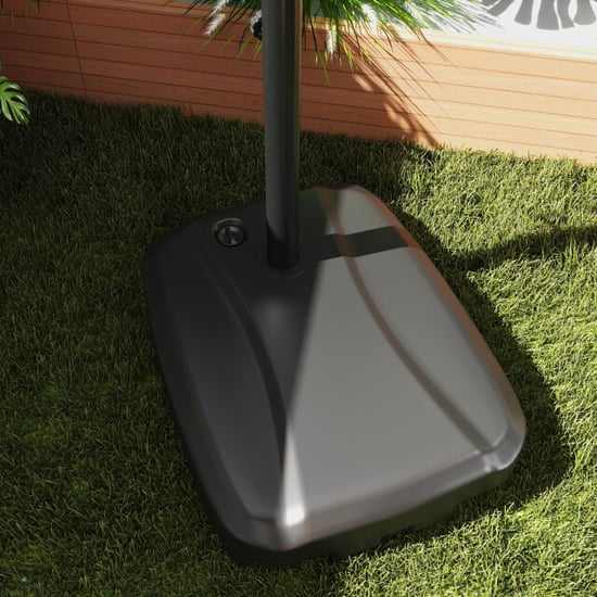 4goodz Zweefparasol vierkant 247 cm met parasolvoet kantelbaar en draaibaar - - Image 4