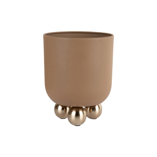 Present Time bloempot estilo small mocha brown - Image 1