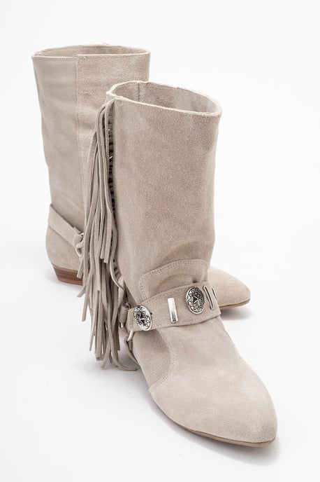 Selora Leather Buckle Western Boot - Image 2