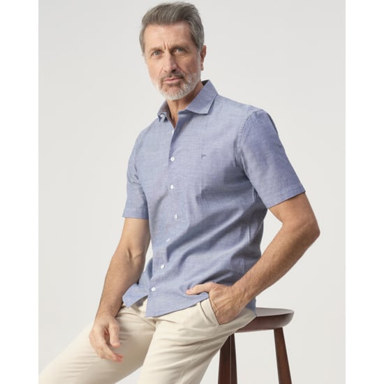 Campbell Casual overhemd donker - Image 2