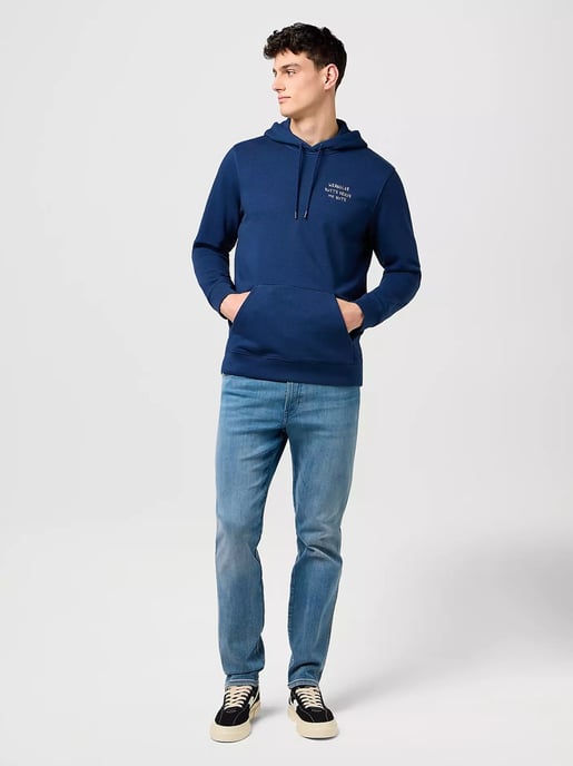 Wrangler - EMBROIDERY HOODIE NAVY - Image 3