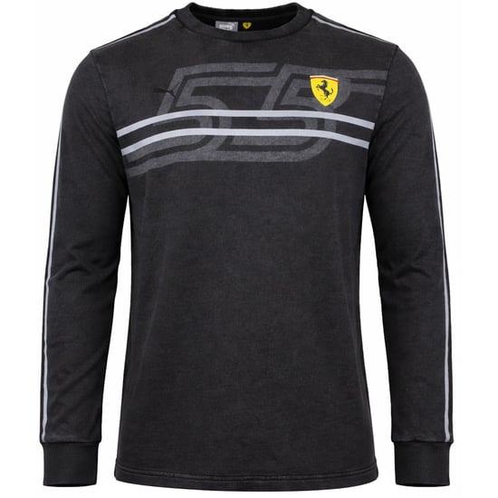 Puma x Scuderia Ferrari Race Desert Mens Black Sweater - Image 1