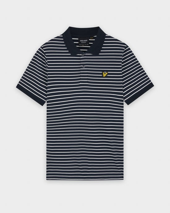 W403 Polo Shirt in Marineblauw - Image 2