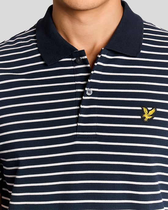W403 Polo Shirt in Marineblauw - Image 4