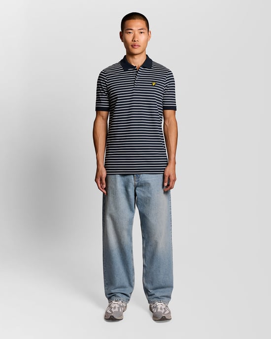 W403 Polo Shirt in Marineblauw - Image 5