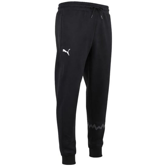 Puma Hoops Team Mens Black Track Pants - Image 2