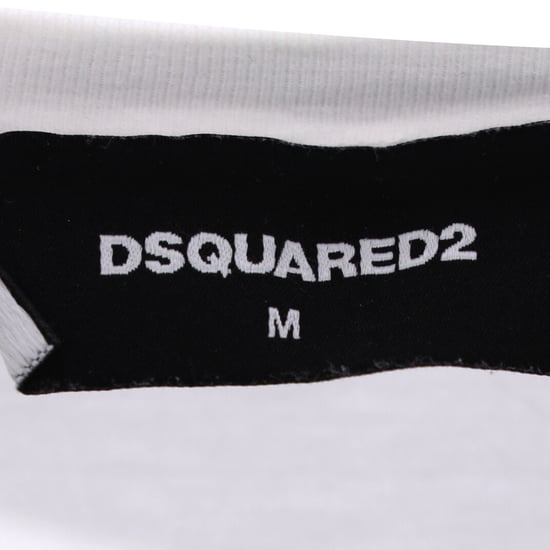 Dsquared2 bedrukt T-shirt van wit katoen - Image 4