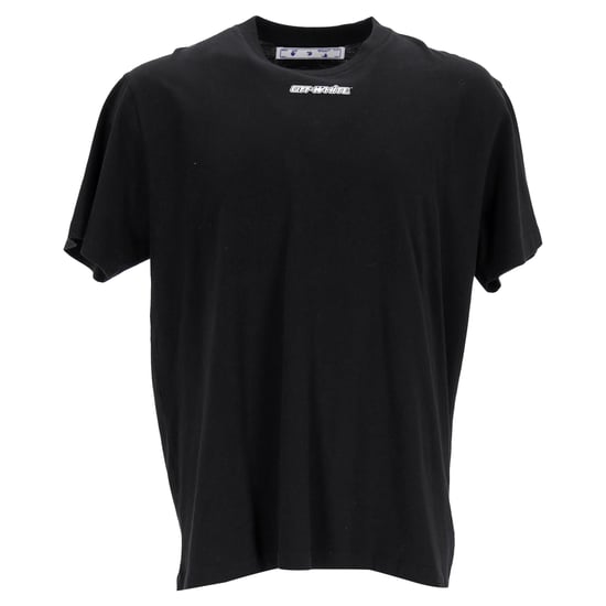 Off-White Marker S/S Over T-shirt in Black Cotton - Image 1