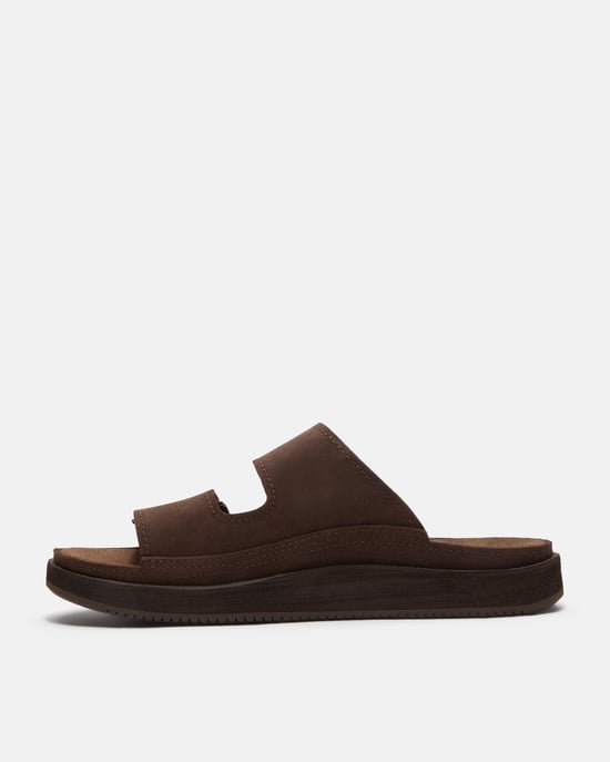 Casco Cove 2-Strap Sandals in Dark Brown - Image 4