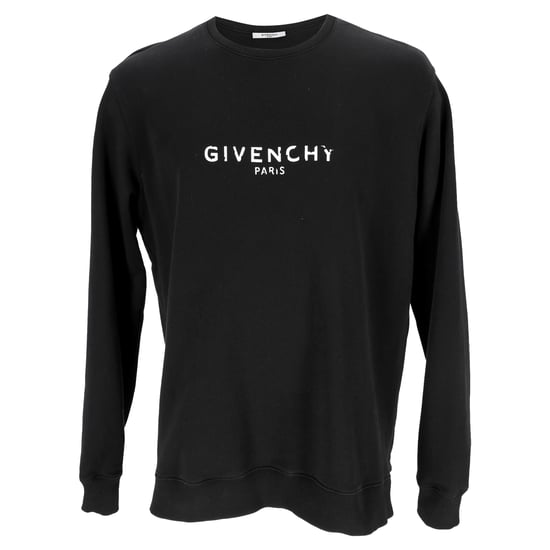 Givenchy sweatshirt met ronde hals en logo-print in zwart katoen - Image 1
